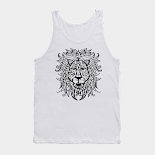 Zentangle Lion Tank Top